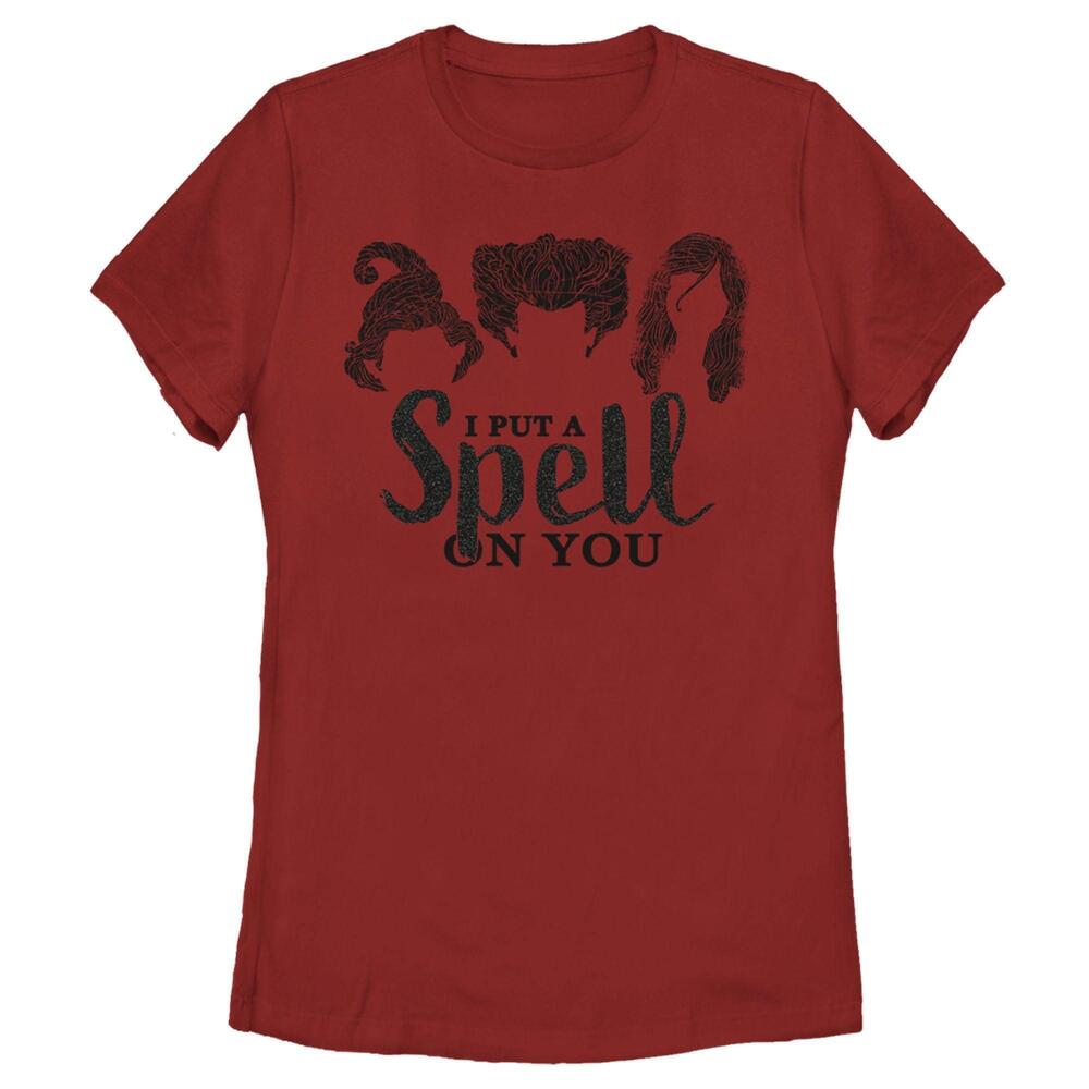 Womens Hocus Pocus Witchs Spell On You Tshirt